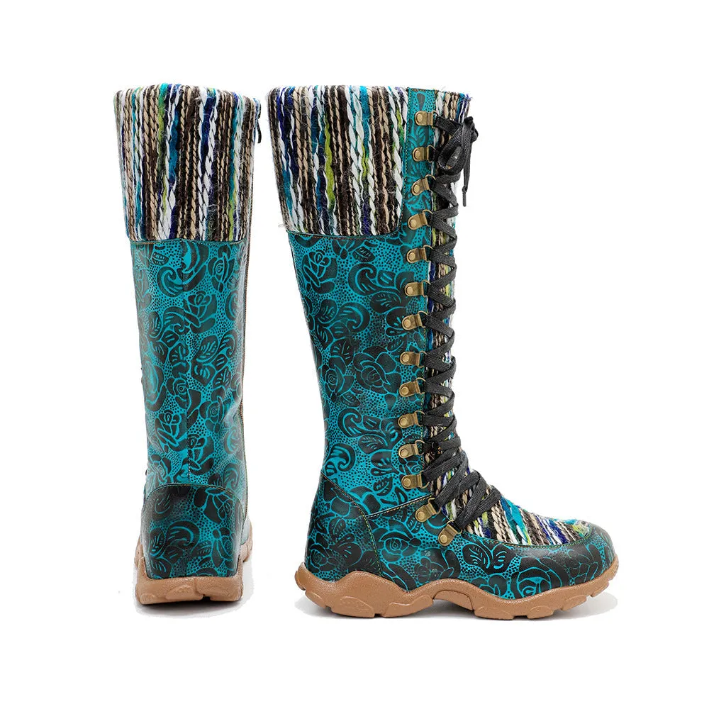 Leather Handmade Comfortable Casual Walking Boots