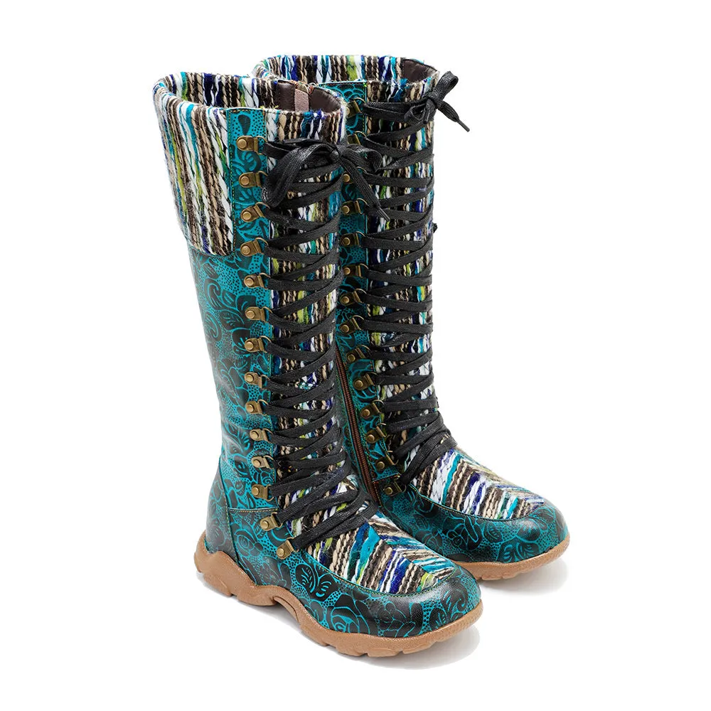 Leather Handmade Comfortable Casual Walking Boots