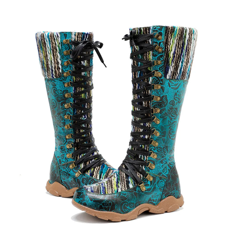 Leather Handmade Comfortable Casual Walking Boots