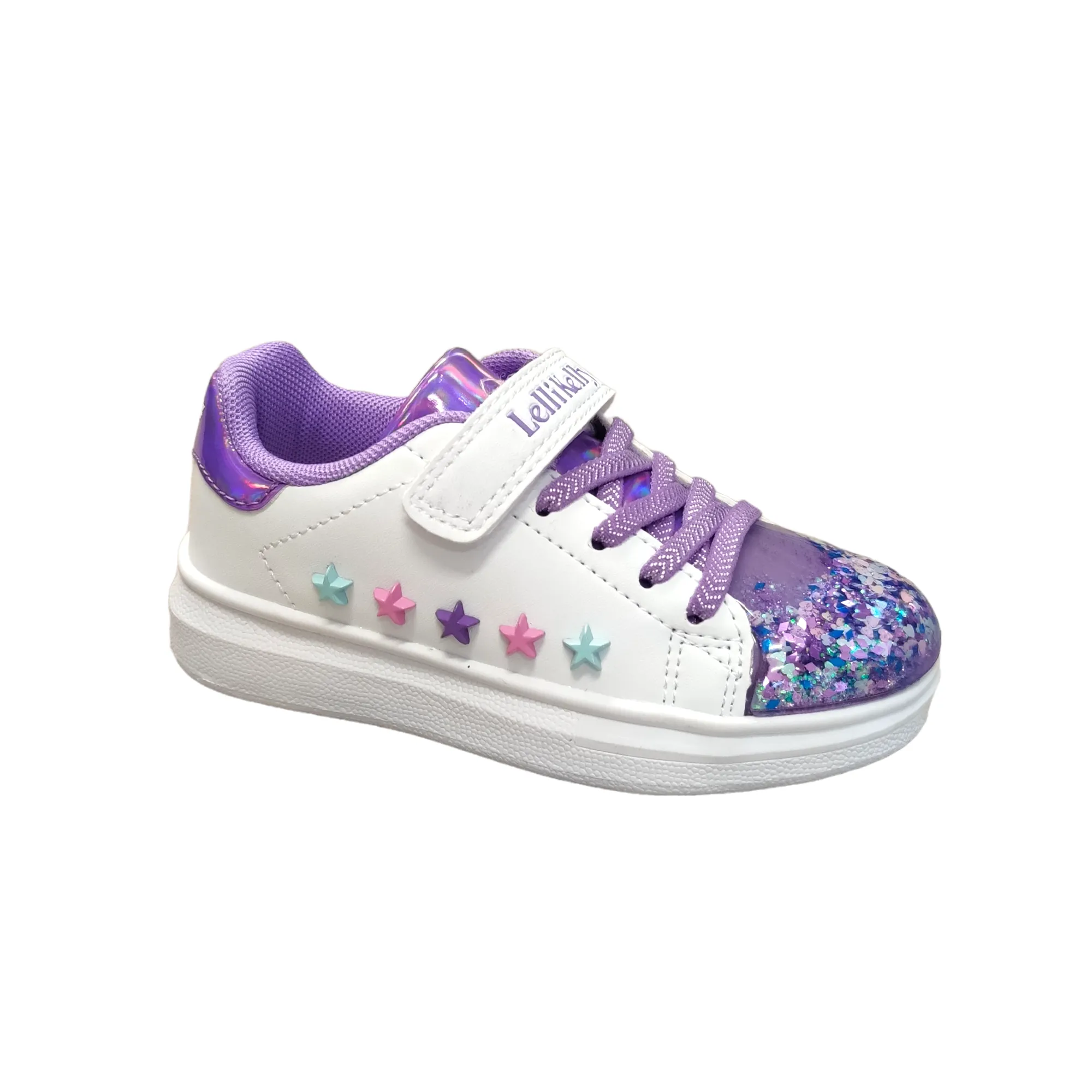 Lelli Kelly - Girls purple star sequin shoe - Helene