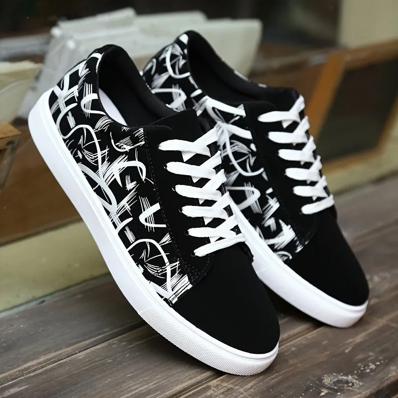 Low Price Mens Trendy Low Top Skateboard Casual Sneakers