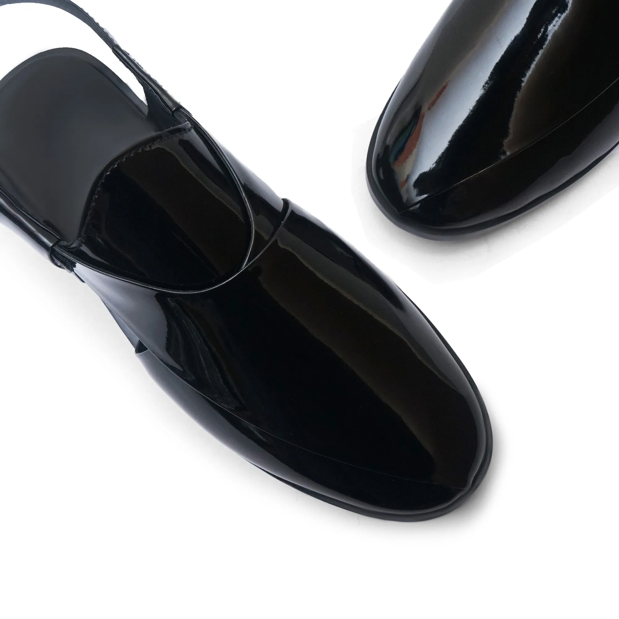 LS Pure Leather Handmade Glossy Peshawari Chappal LS-865
