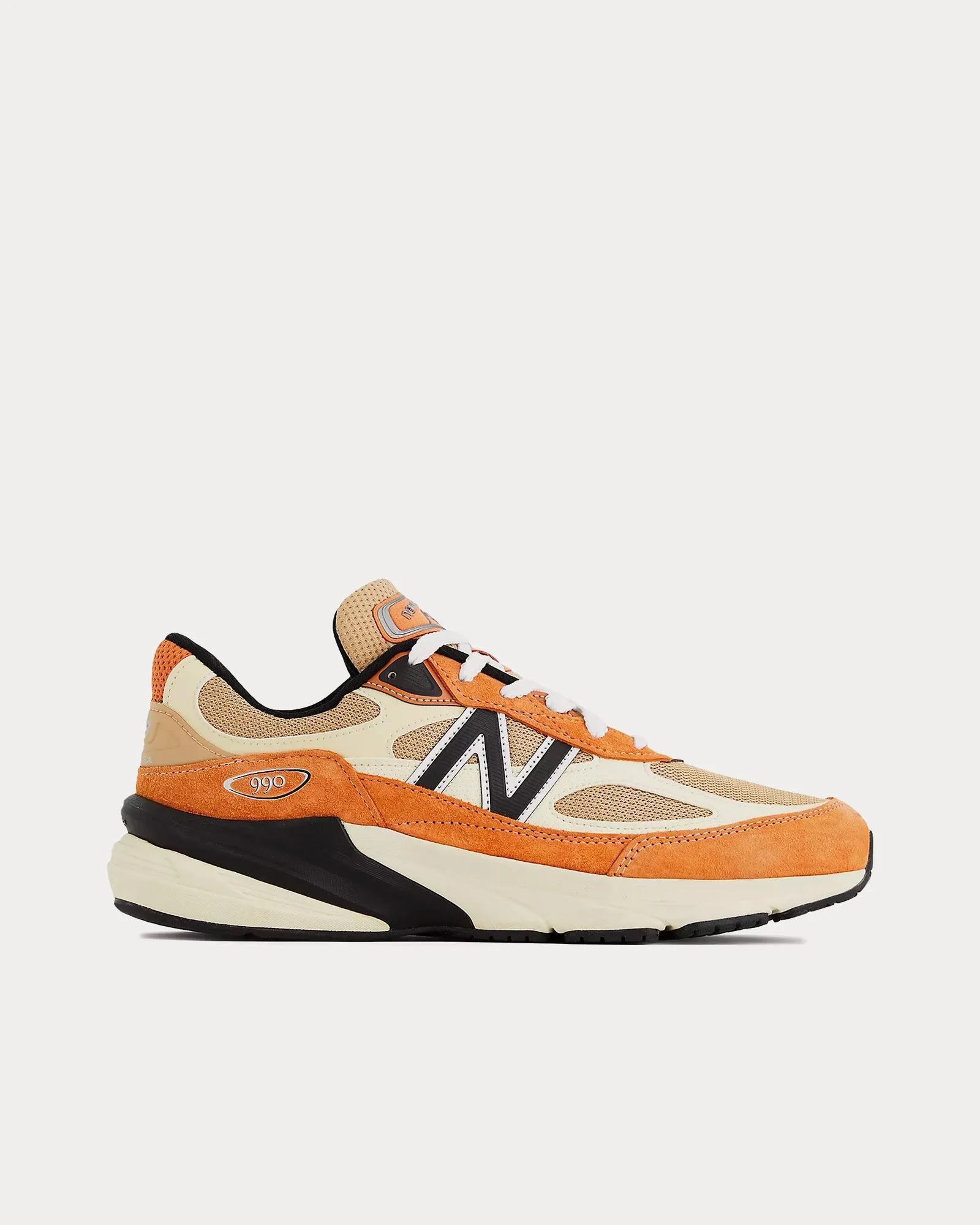 Made in USA 990v6 Sepia / Orange Low Top Sneakers