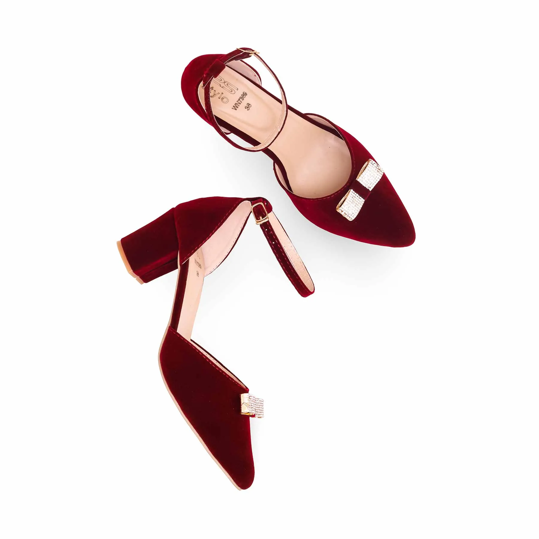 Maroon Court Shoes WN7389
