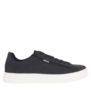 Mens BOSS Dark Blue Rhys_Tenn Trainers
