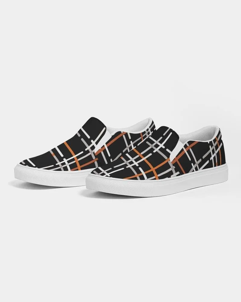 Mens Sneakers - Multicolor Low Top Canvas Slip-on Sports Shoes - Msn375 by inQue.Style
