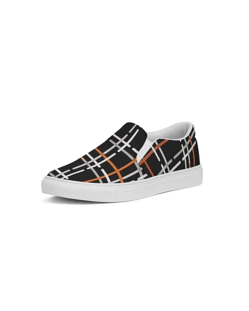 Mens Sneakers - Multicolor Low Top Canvas Slip-on Sports Shoes - Msn375 by inQue.Style