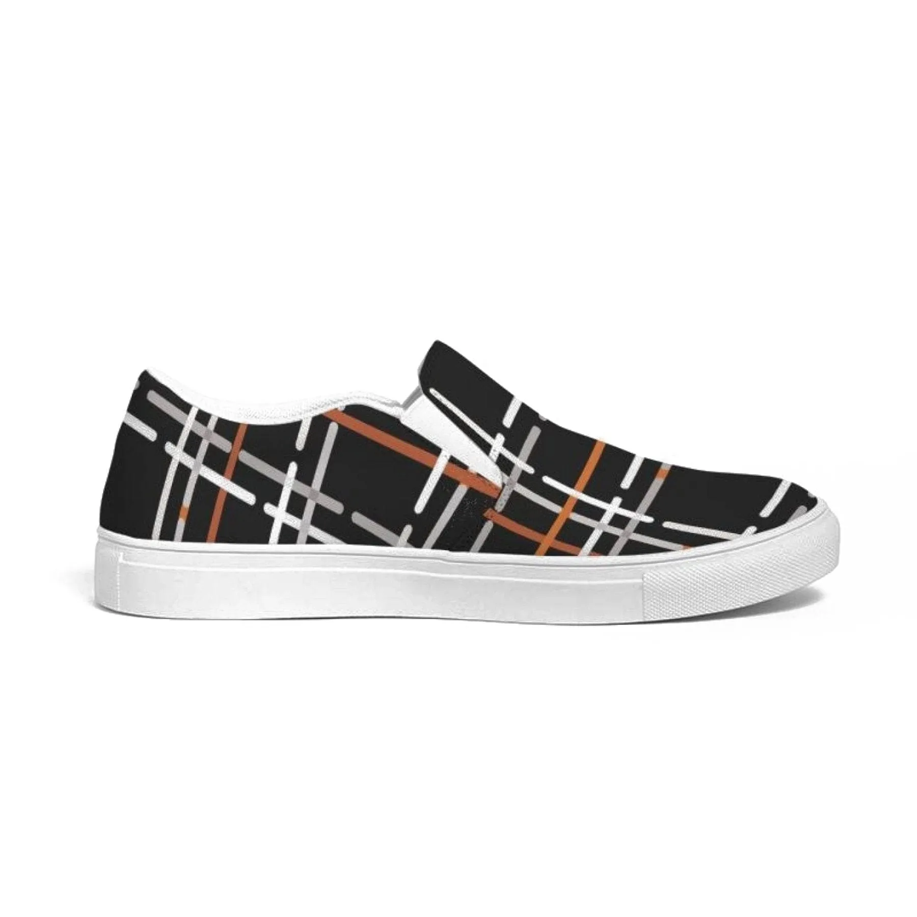 Mens Sneakers - Multicolor Low Top Canvas Slip-on Sports Shoes - Msn375 by inQue.Style