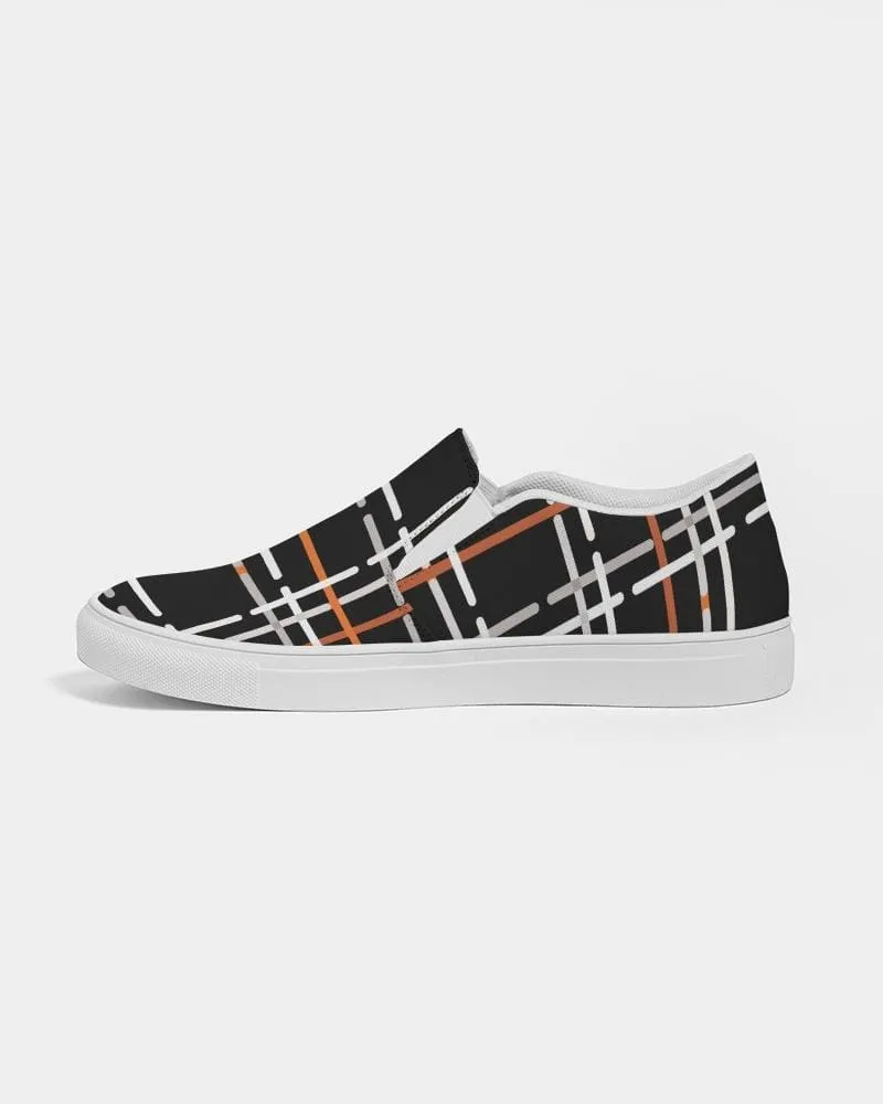 Mens Sneakers - Multicolor Low Top Canvas Slip-on Sports Shoes - Msn375 by inQue.Style