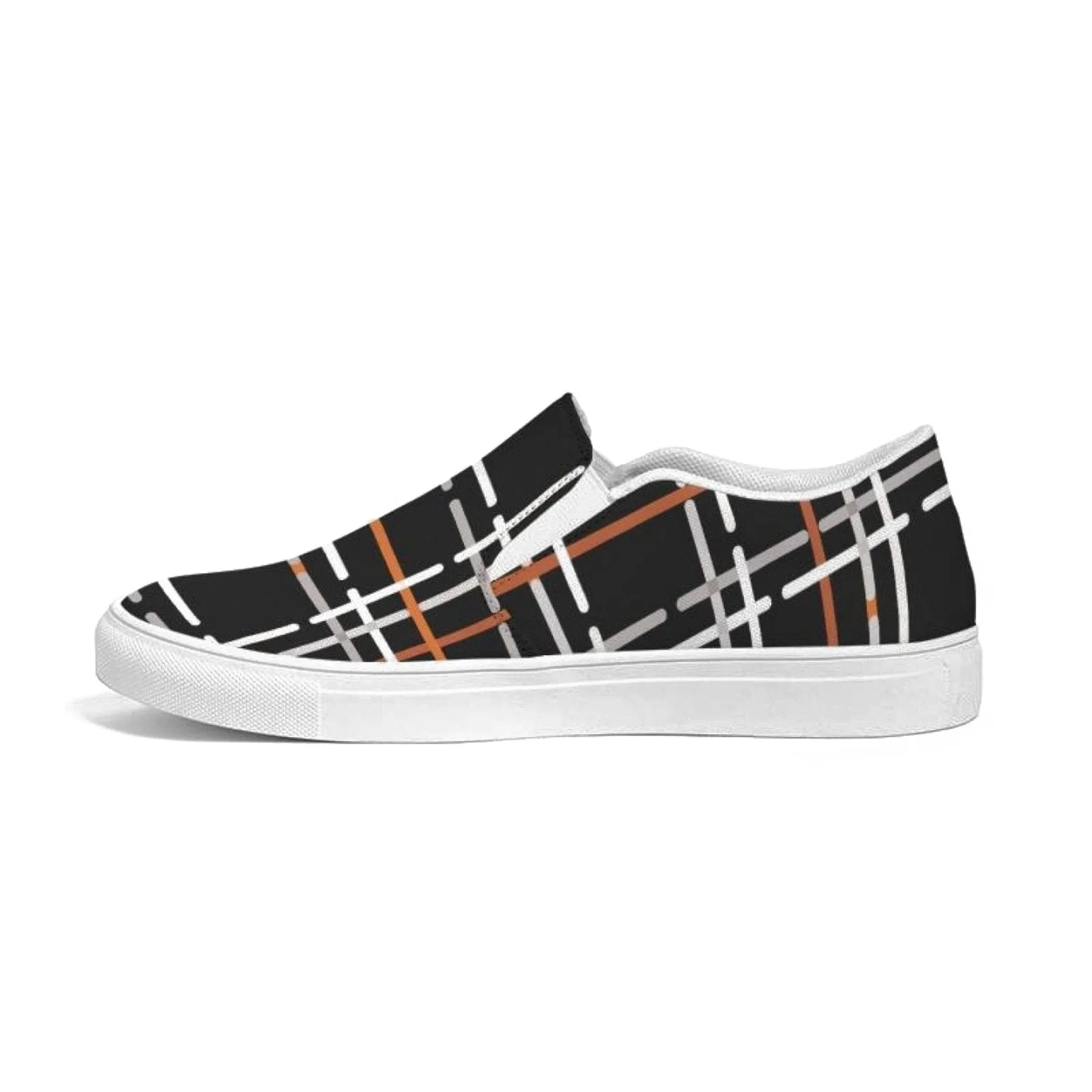 Mens Sneakers - Multicolor Low Top Canvas Slip-on Sports Shoes - Msn375 by inQue.Style