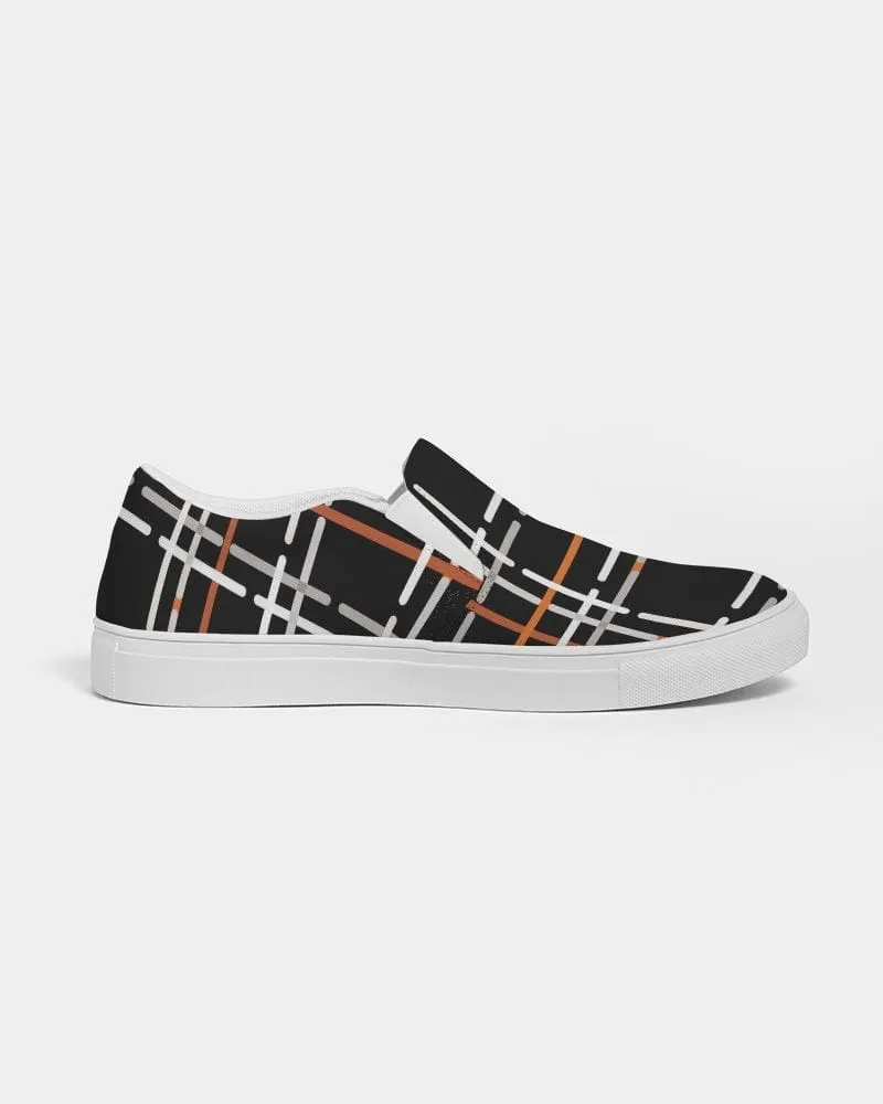 Mens Sneakers - Multicolor Low Top Canvas Slip-on Sports Shoes - Msn375 by inQue.Style