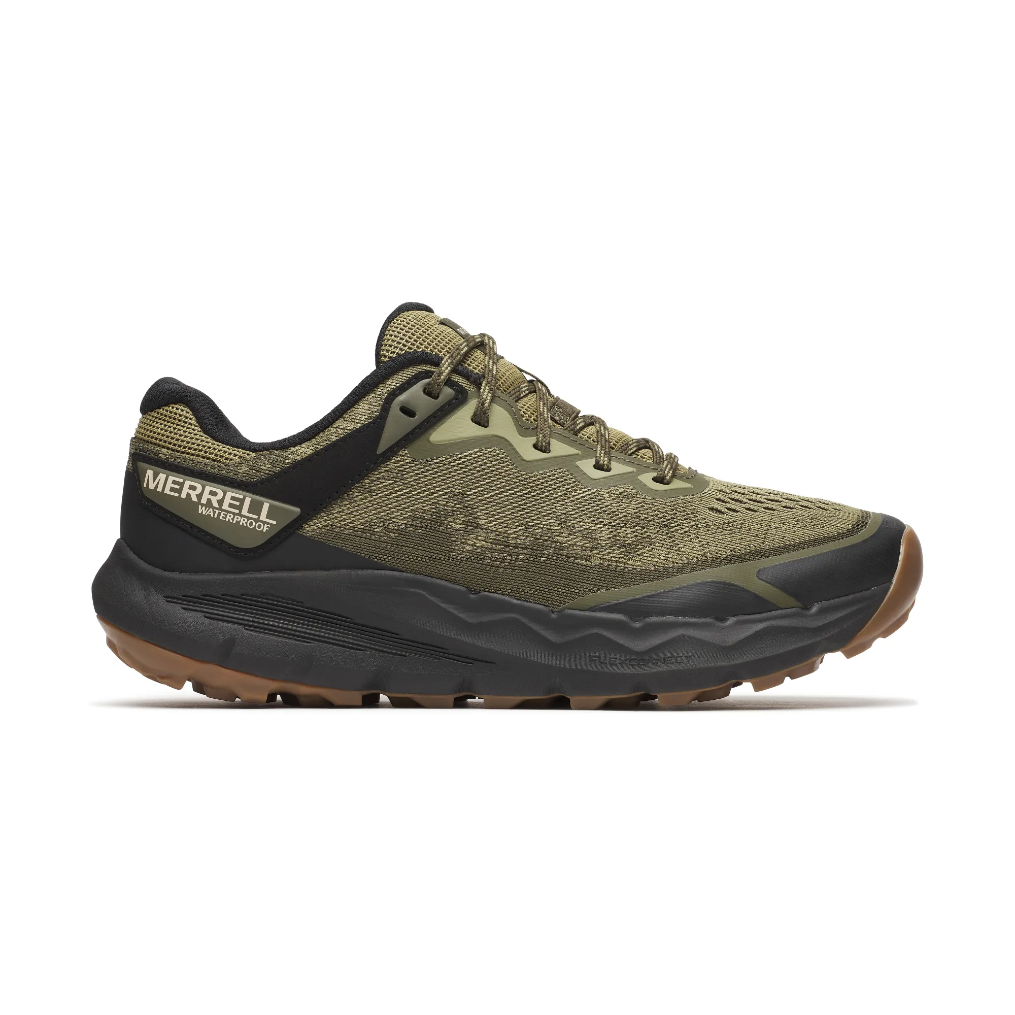 Merrell Men's Nova 4 Vegan Friendly Waterproof Trail Walking/Running Shoes (Drab)