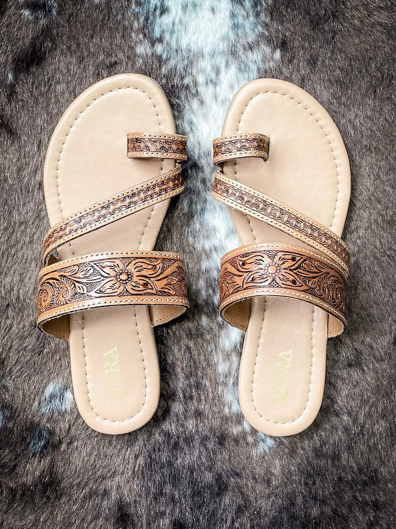 Myra Bag - Point Ridge Hand Tooled Sandals