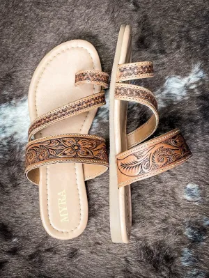 Myra Bag - Point Ridge Hand Tooled Sandals