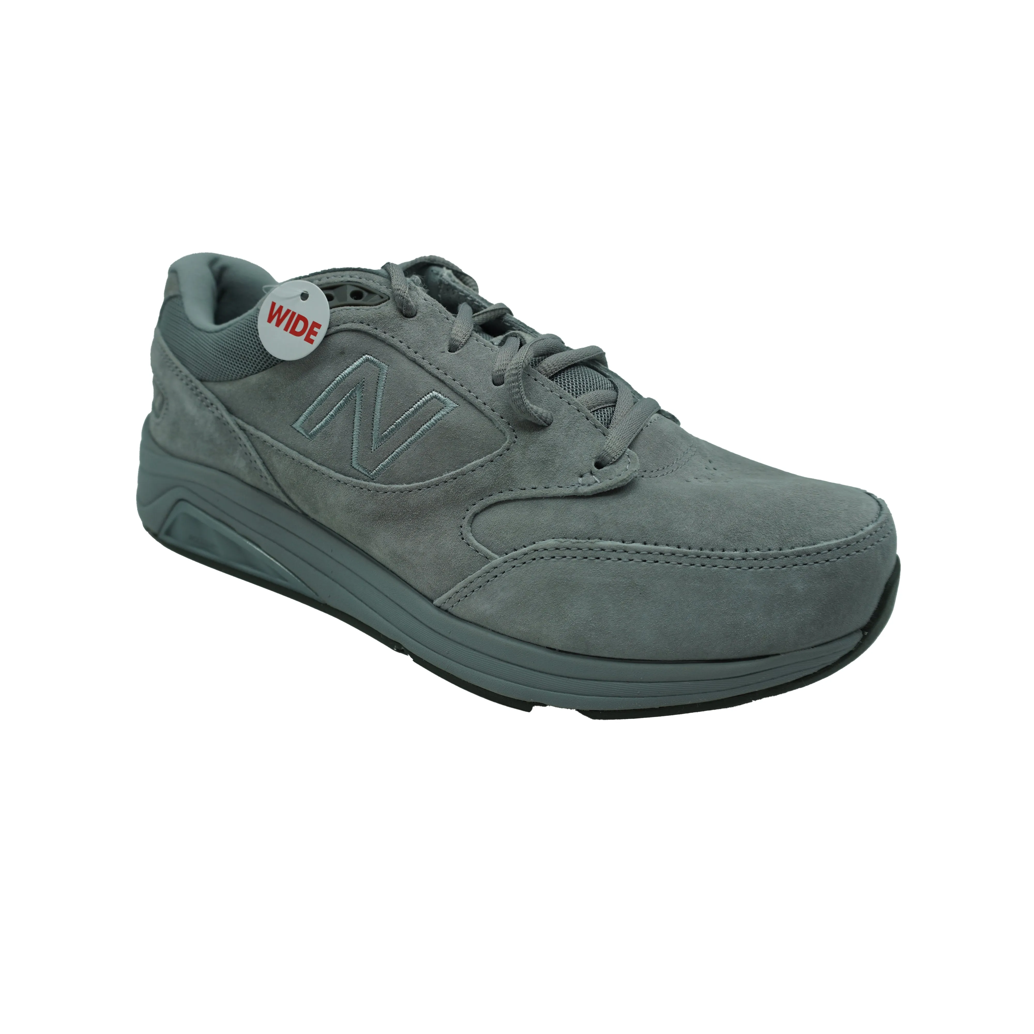 New Balance Men's 928 V3 Lace Up Suede Walking Shoes Gray Size 7 4E Wide