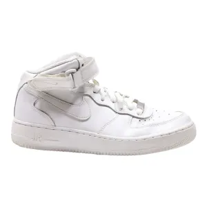 NIKE Air Force 1 2014 High Top Trainers White Leather Girls UK 6