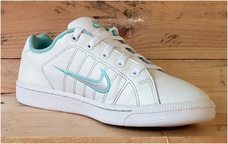Nike Court Tradition Low Leather Trainers UK5.5/US6Y/E38.5 316751-100 White/Blue
