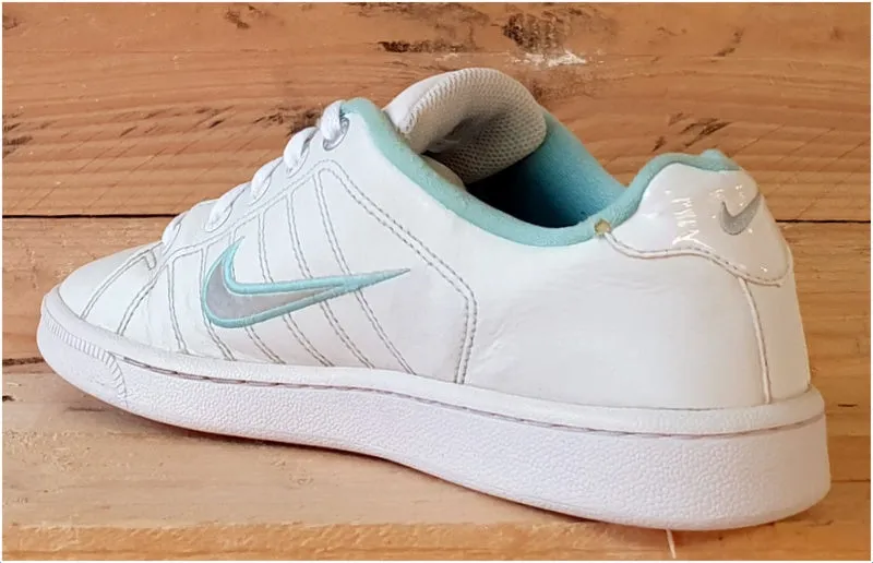 Nike Court Tradition Low Leather Trainers UK5.5/US6Y/E38.5 316751-100 White/Blue