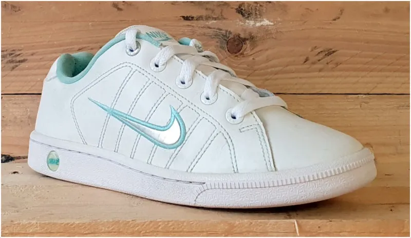 Nike Court Tradition Low Leather Trainers UK5.5/US6Y/E38.5 316751-100 White/Blue