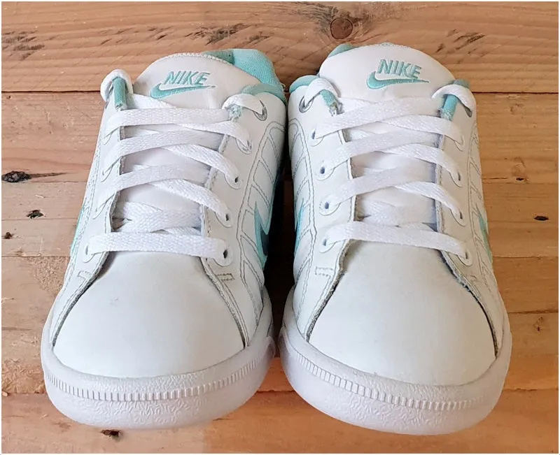 Nike Court Tradition Low Leather Trainers UK5.5/US6Y/E38.5 316751-100 White/Blue