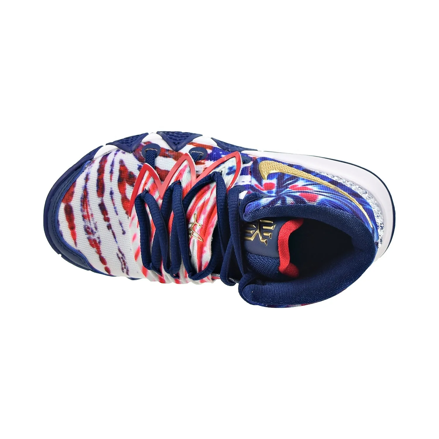 Nike Kybrid S2 "What The USA" Little Kids' Shoes Blue Void-White-Metallic Gold