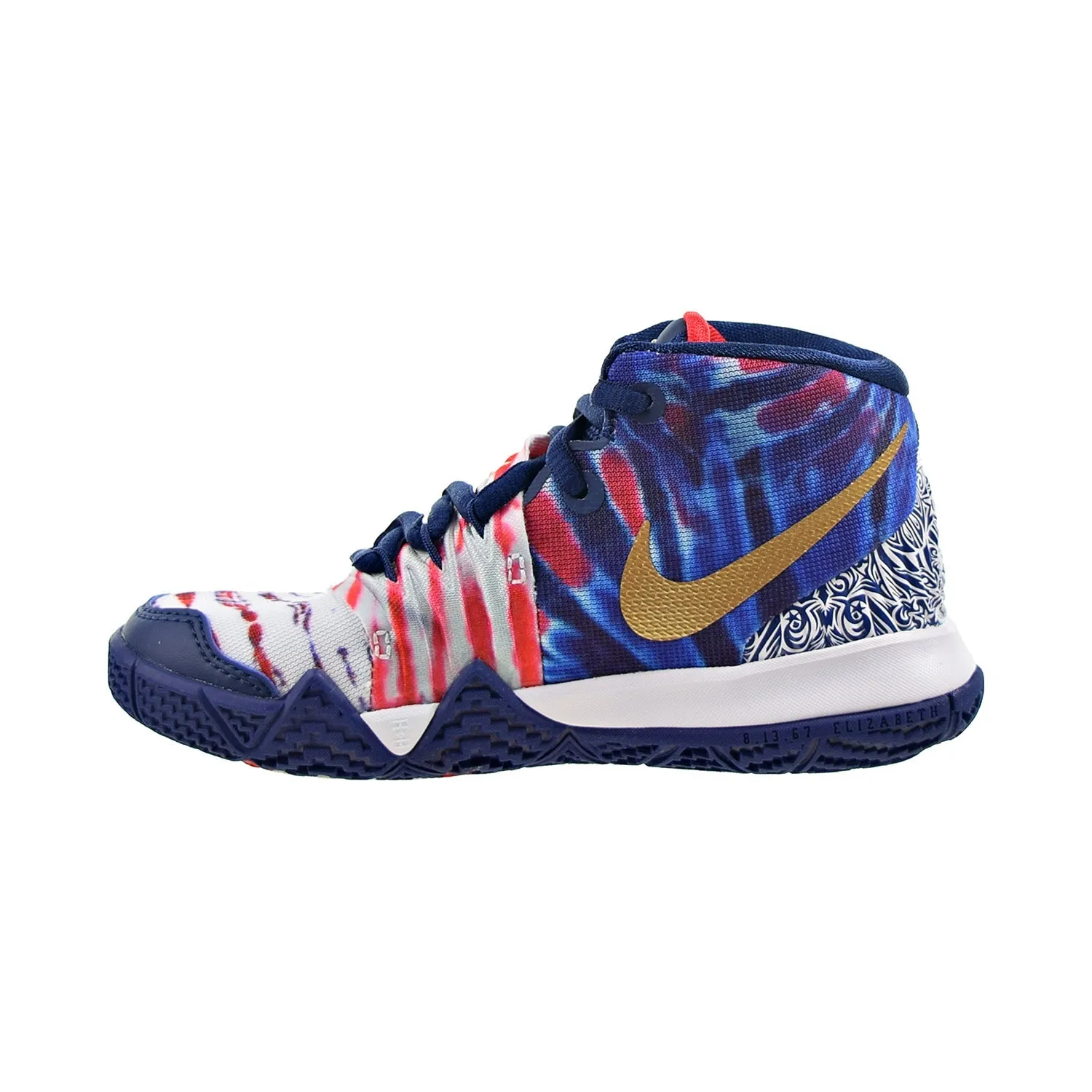 Nike Kybrid S2 "What The USA" Little Kids' Shoes Blue Void-White-Metallic Gold