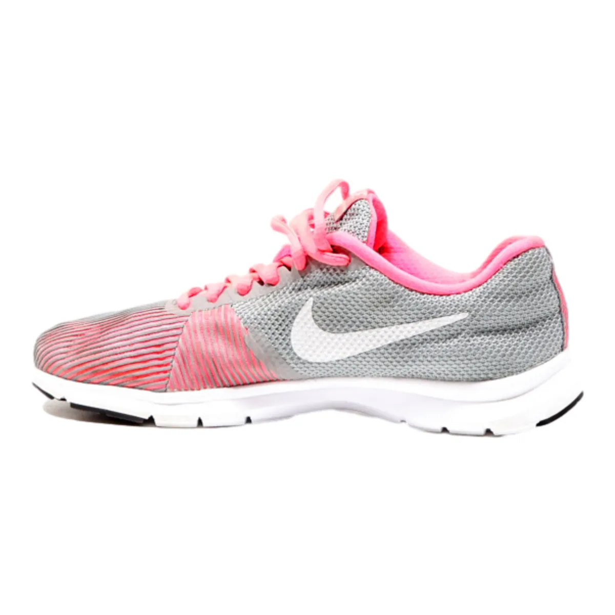NIKE Low Top Trainers Grey Synthetic Womens UK 4
