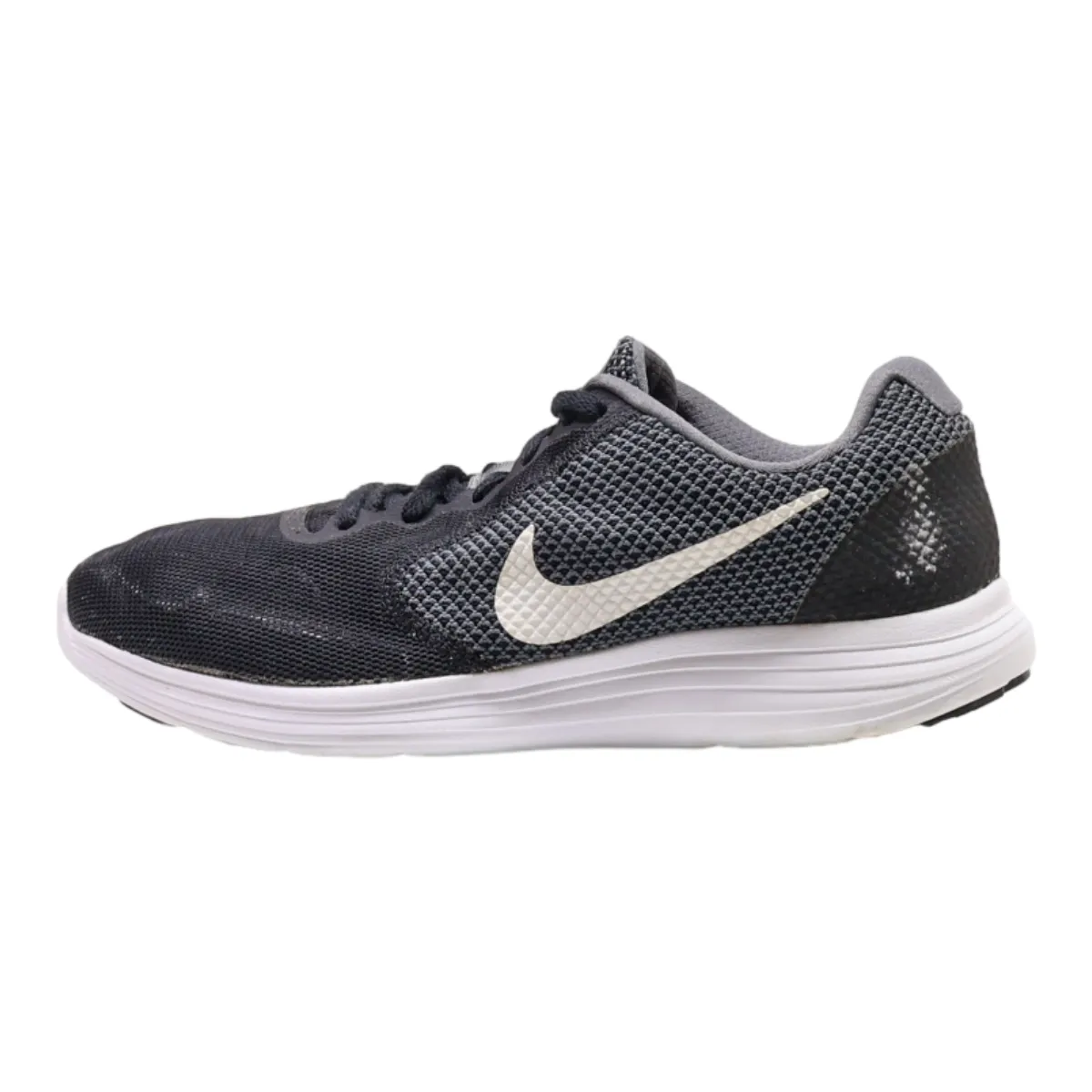NIKE Revolution 3 Sneaker Trainers Grey Synthetic Mens UK 8