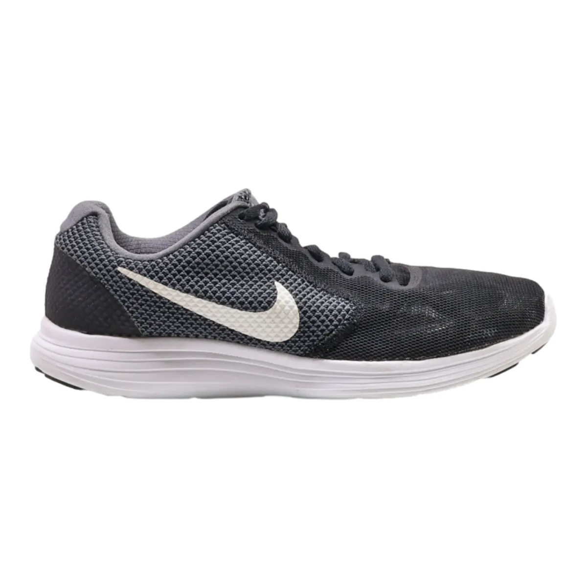 NIKE Revolution 3 Sneaker Trainers Grey Synthetic Mens UK 8