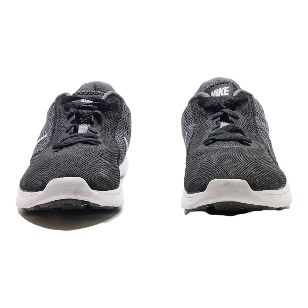 NIKE Revolution 3 Sneaker Trainers Grey Synthetic Mens UK 8