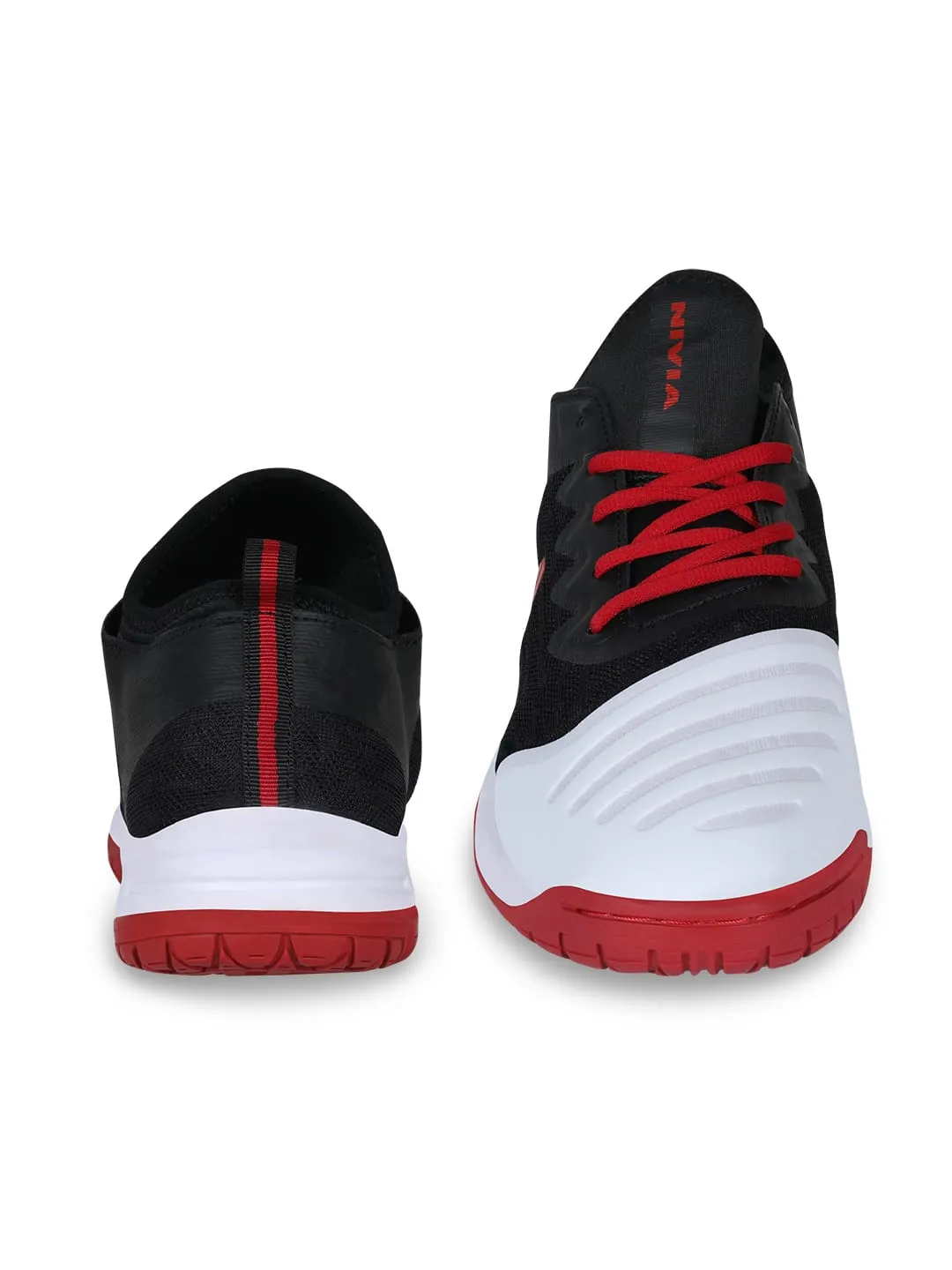 NIVIA Men Zeal 2.0: The Perfect Tennis Court (Black)