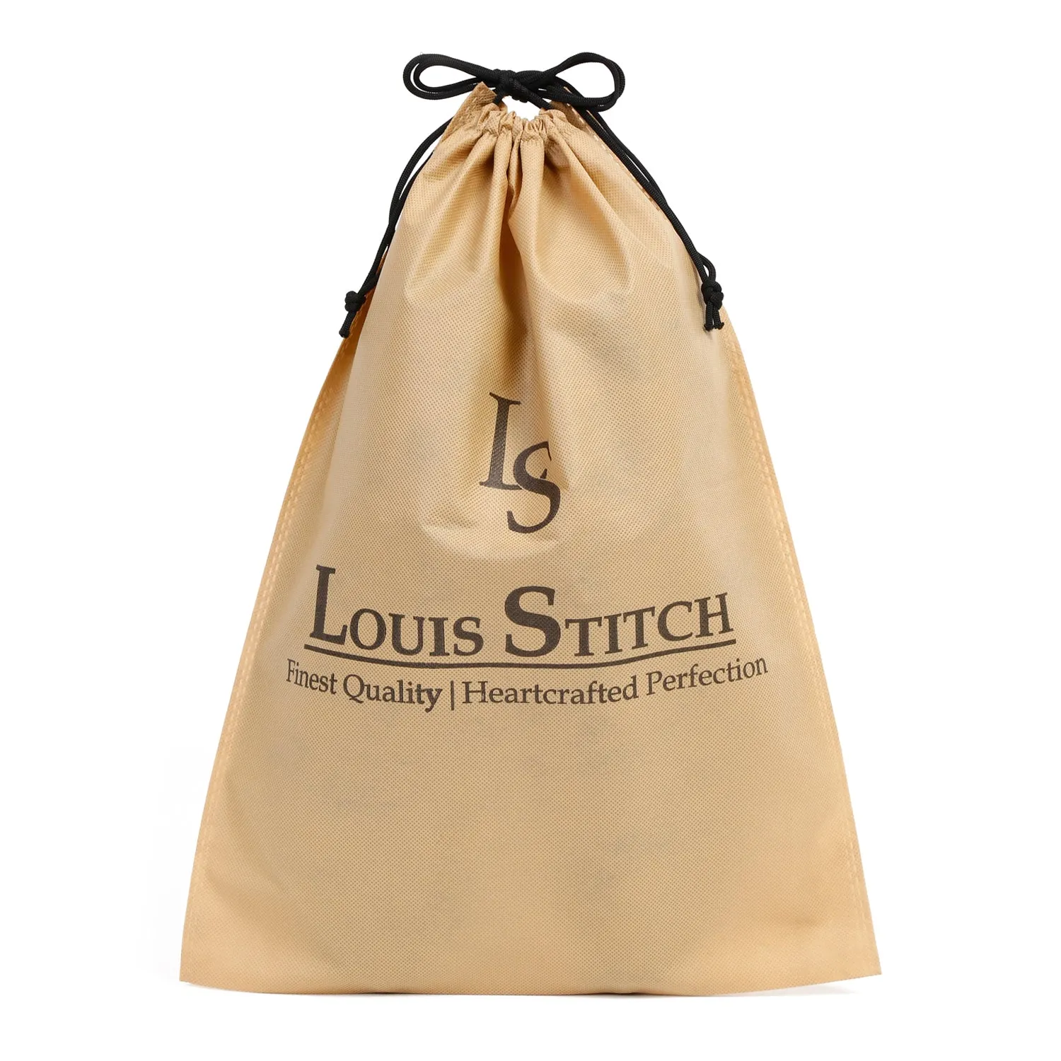 Non Woven Shoe Bag Pack Of  12 Black See-Thru & Beige Plain