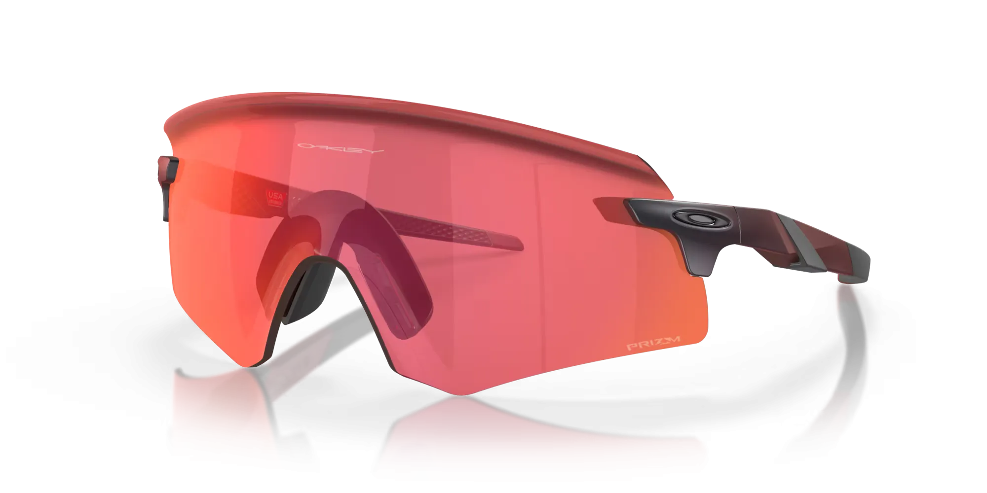 Oakley Encoder Prizm Trail Torch Lenses, Matte Red Colorshift Frame