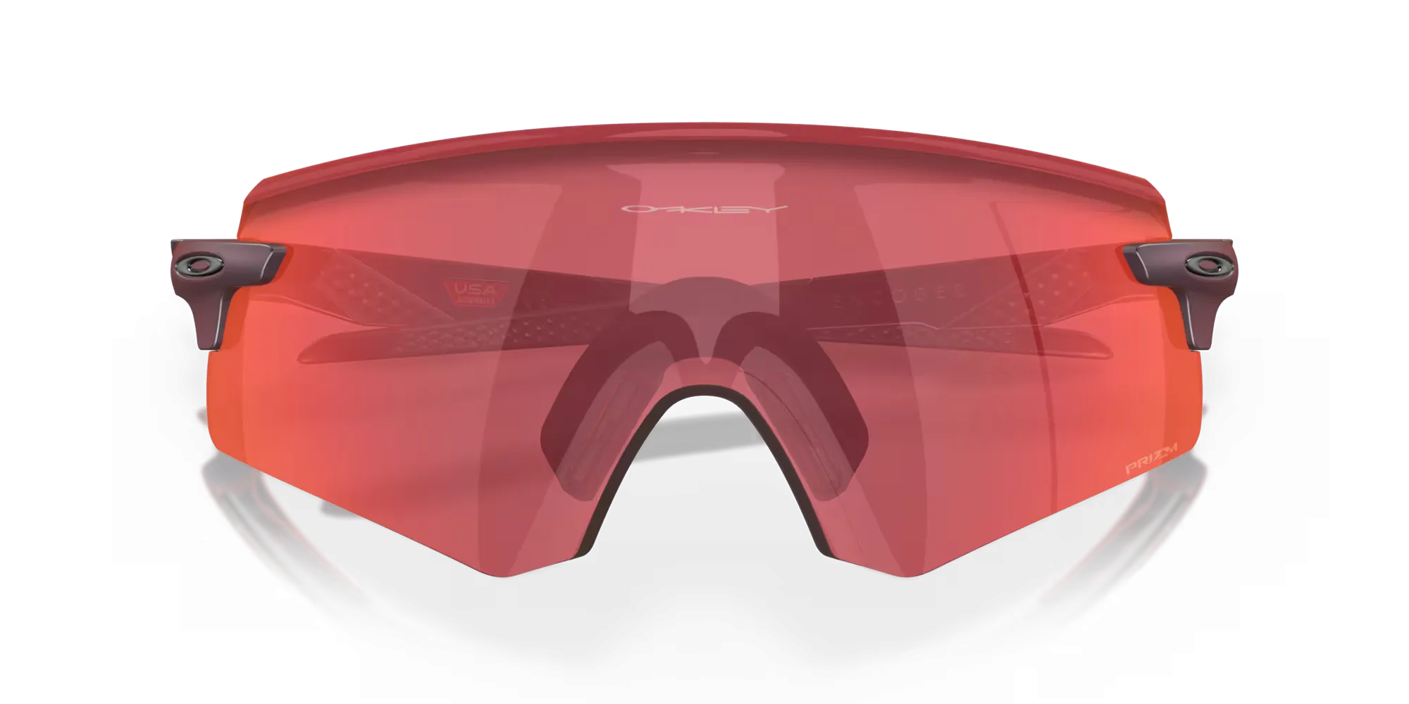 Oakley Encoder Prizm Trail Torch Lenses, Matte Red Colorshift Frame