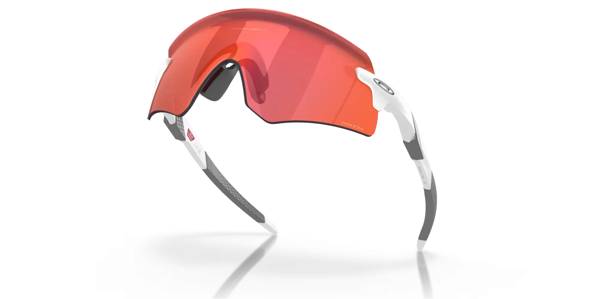 Oakley Encoder Prizm Trail Torch Lenses, Matte White Frame