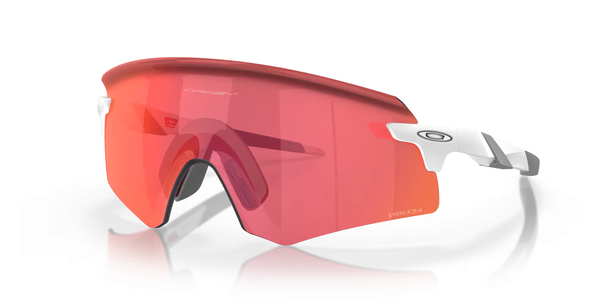Oakley Encoder Prizm Trail Torch Lenses, Matte White Frame