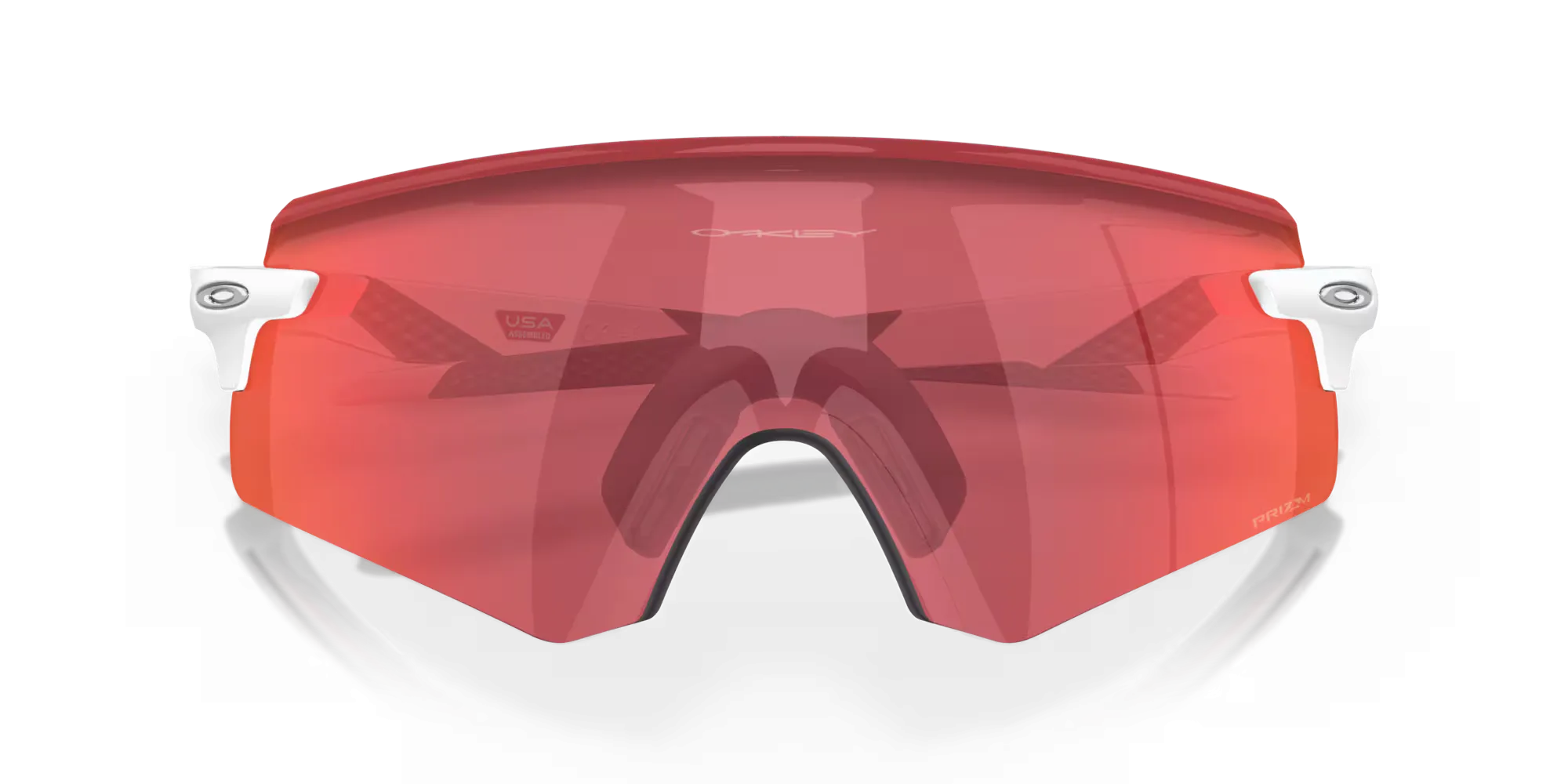 Oakley Encoder Prizm Trail Torch Lenses, Matte White Frame