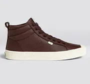 OCA High Brown Premium Leather Sneaker