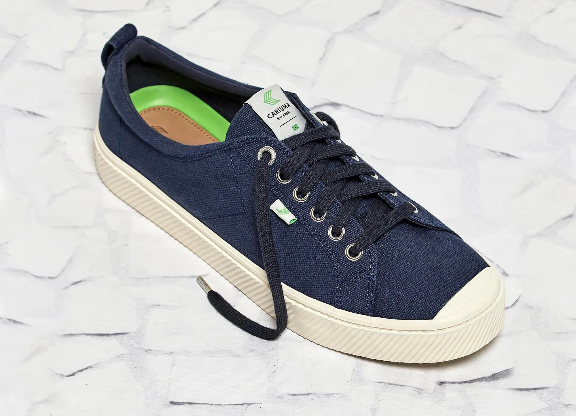 OCA Low Navy Canvas Sneaker Men