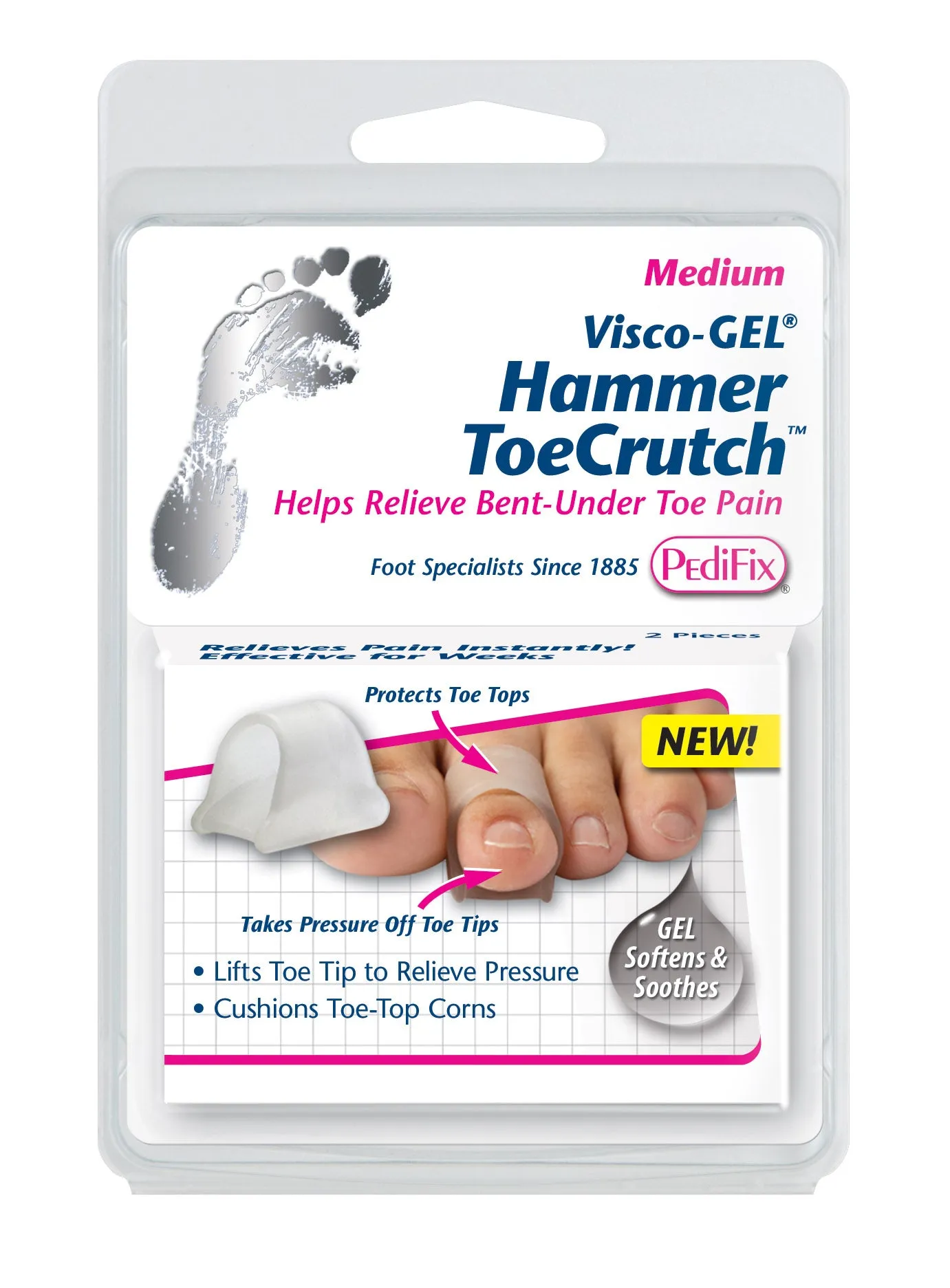 PEDIFIX VISCO-GEL HAMMER TOE CRUTCH