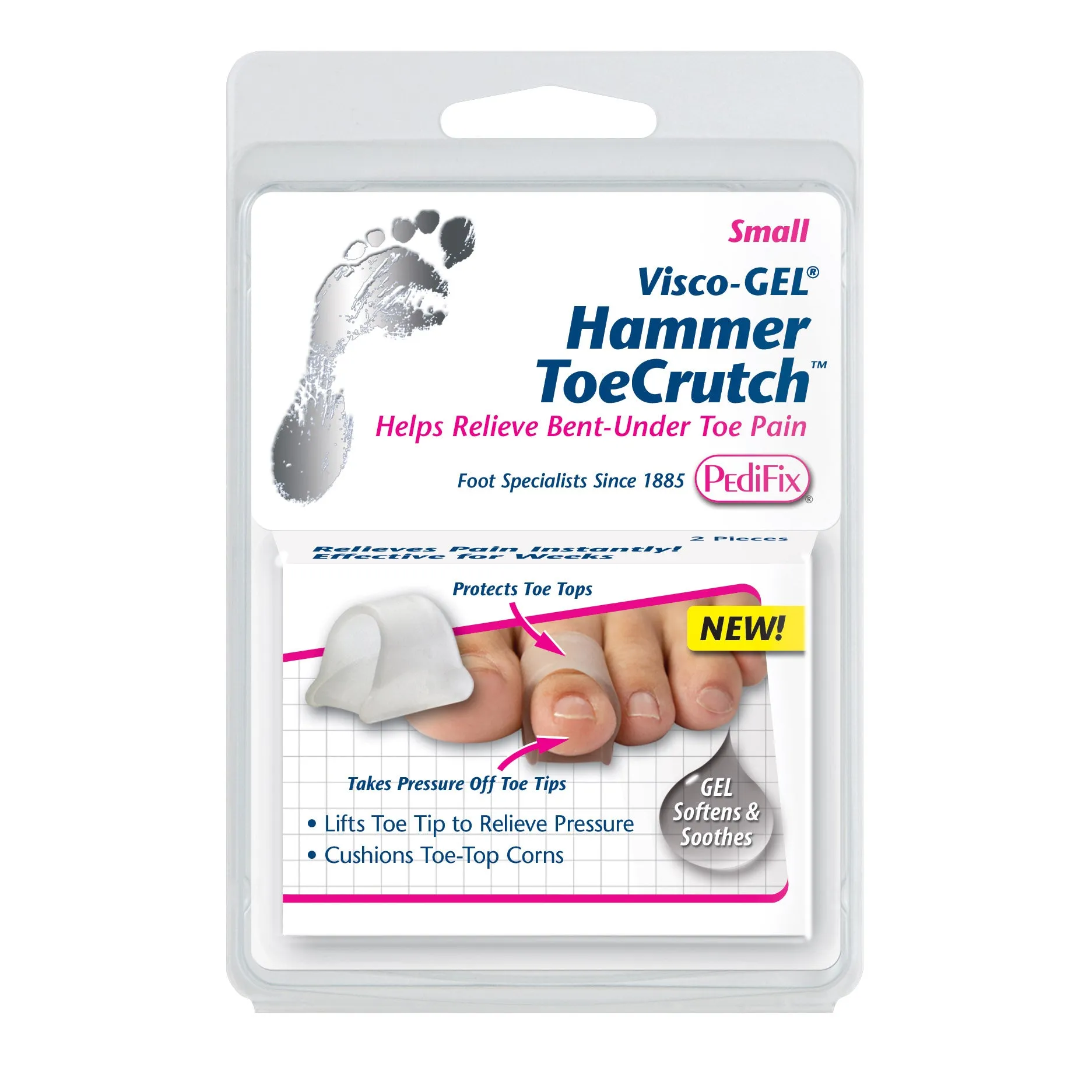 PEDIFIX VISCO-GEL HAMMER TOE CRUTCH