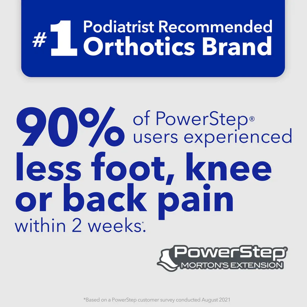 PowerStep Full Length Morton’s Extension Orthotic