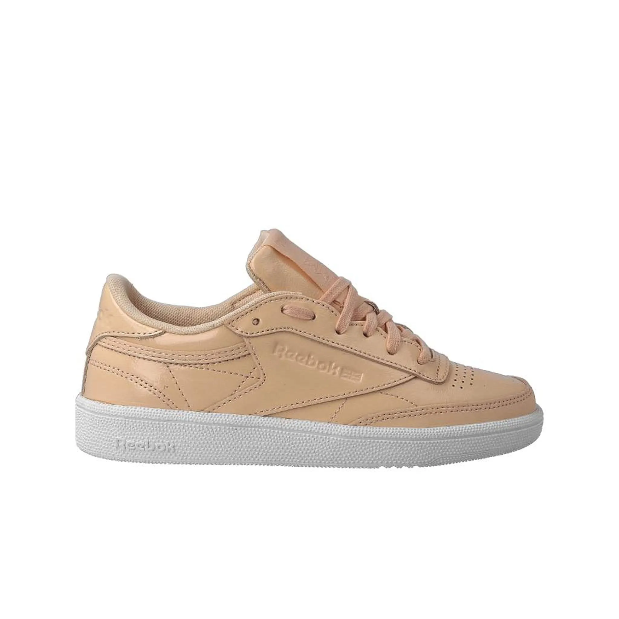 Reebok Club C85 Patent Womens Pink Trainers