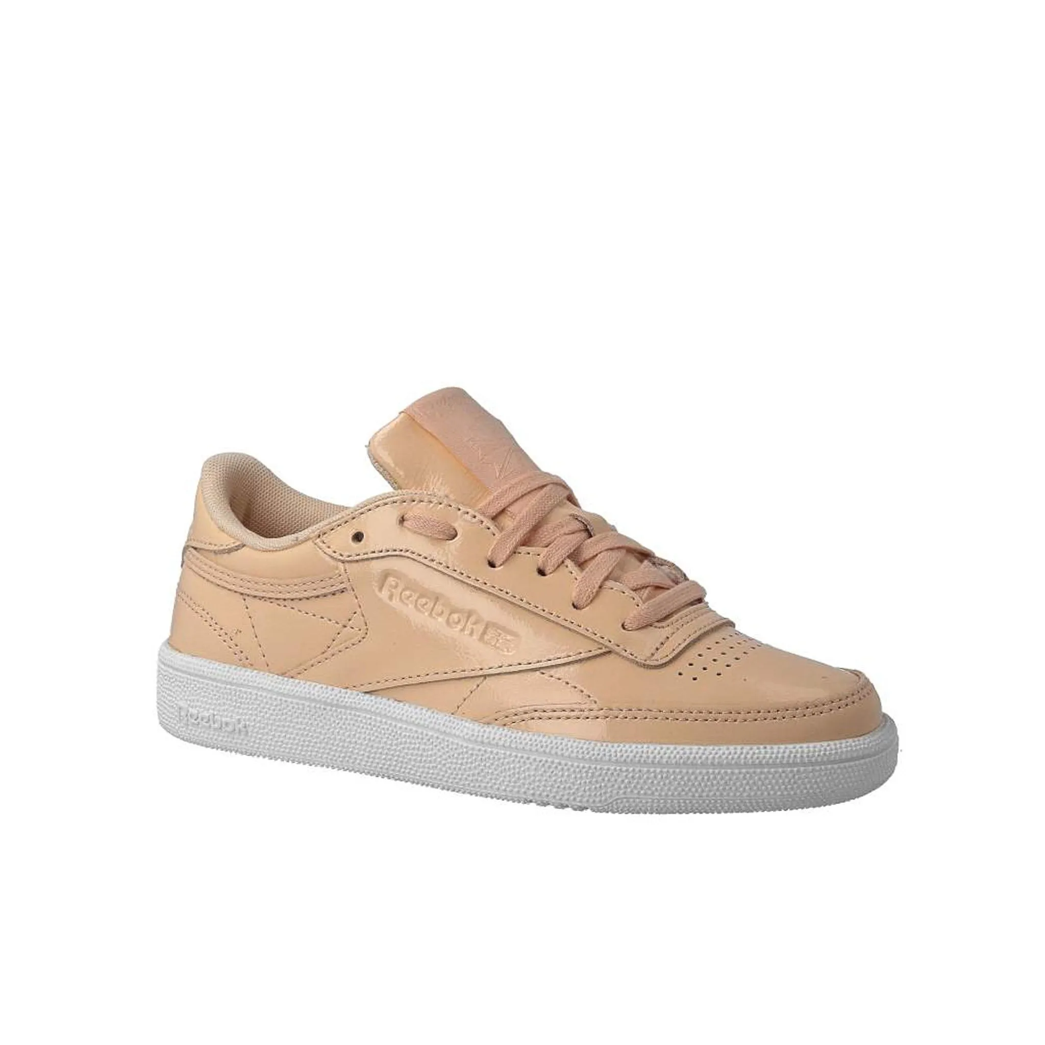 Reebok Club C85 Patent Womens Pink Trainers
