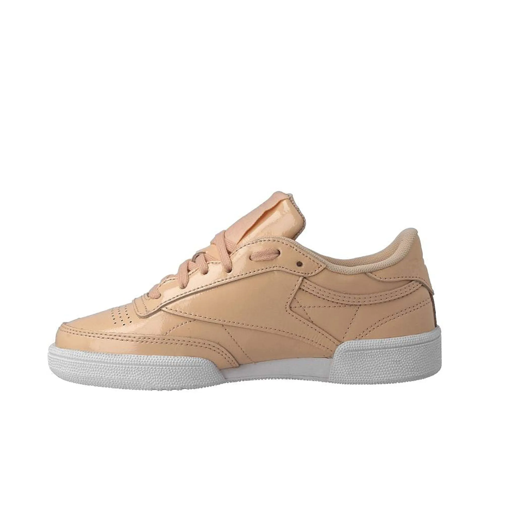 Reebok Club C85 Patent Womens Pink Trainers