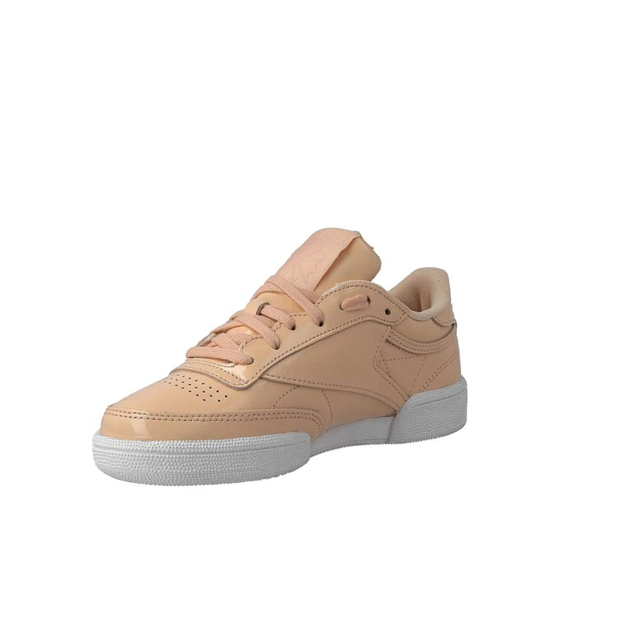 Reebok Club C85 Patent Womens Pink Trainers