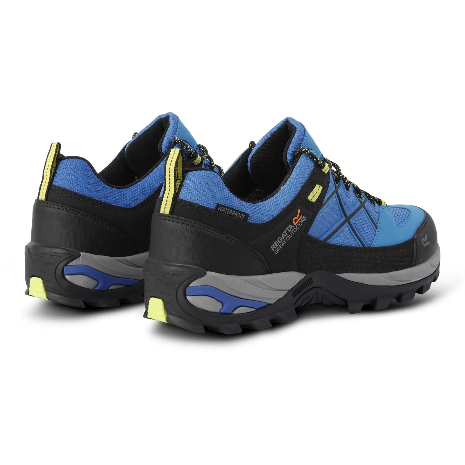 Regatta Mens Samaris III Waterproof Walking Shoes - Black/Granit