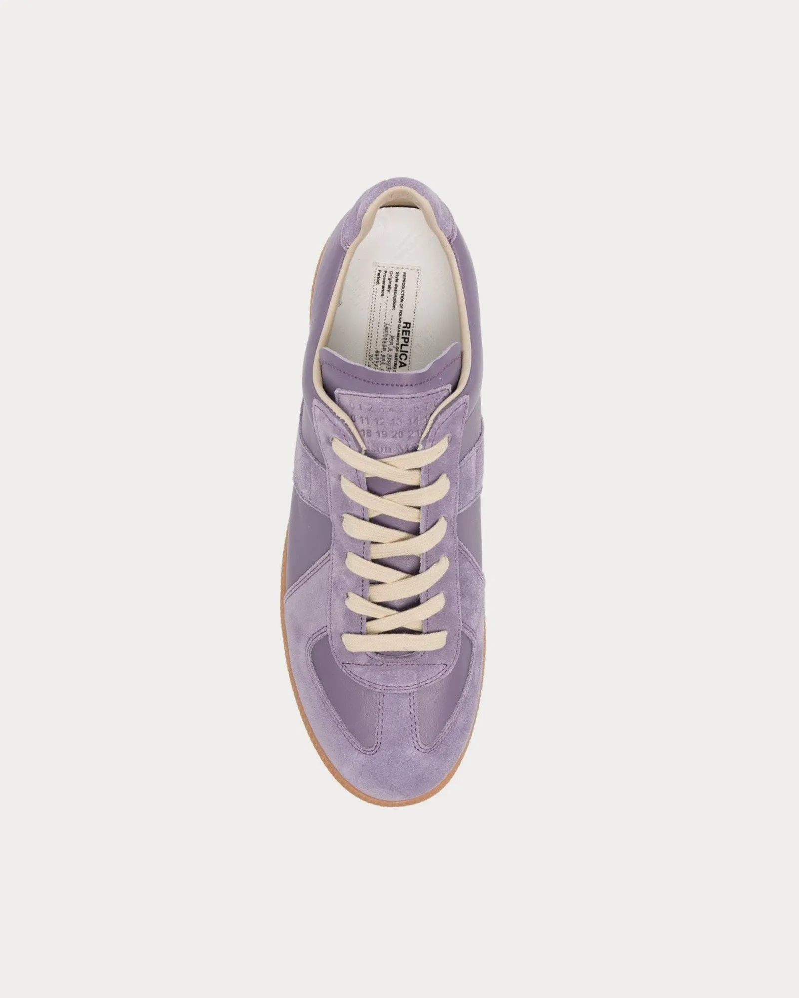 Replica Leather Wisteria Low Top Sneakers