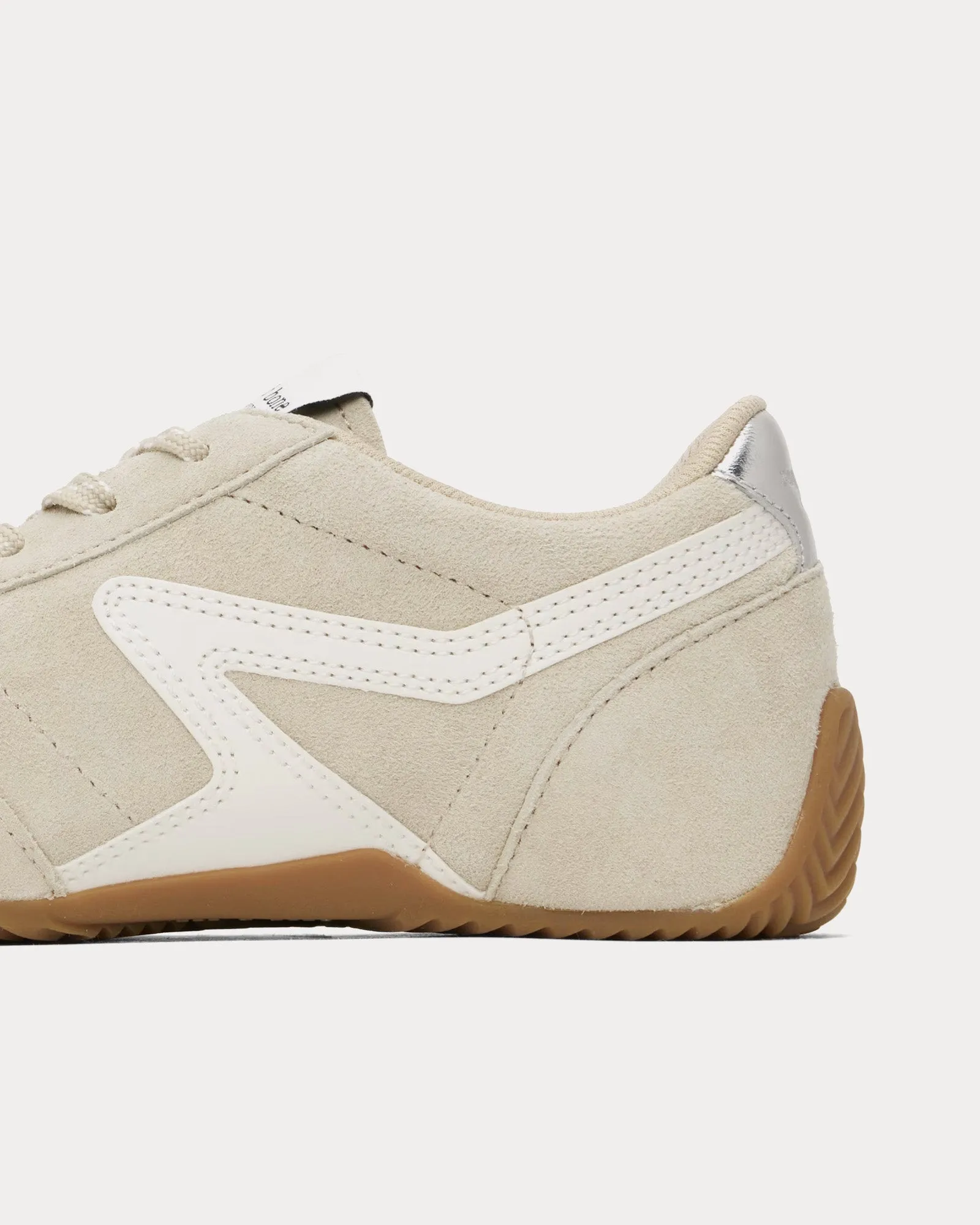 Retro Runner Ultra Slim Suede Macadamia Low Top Sneakers
