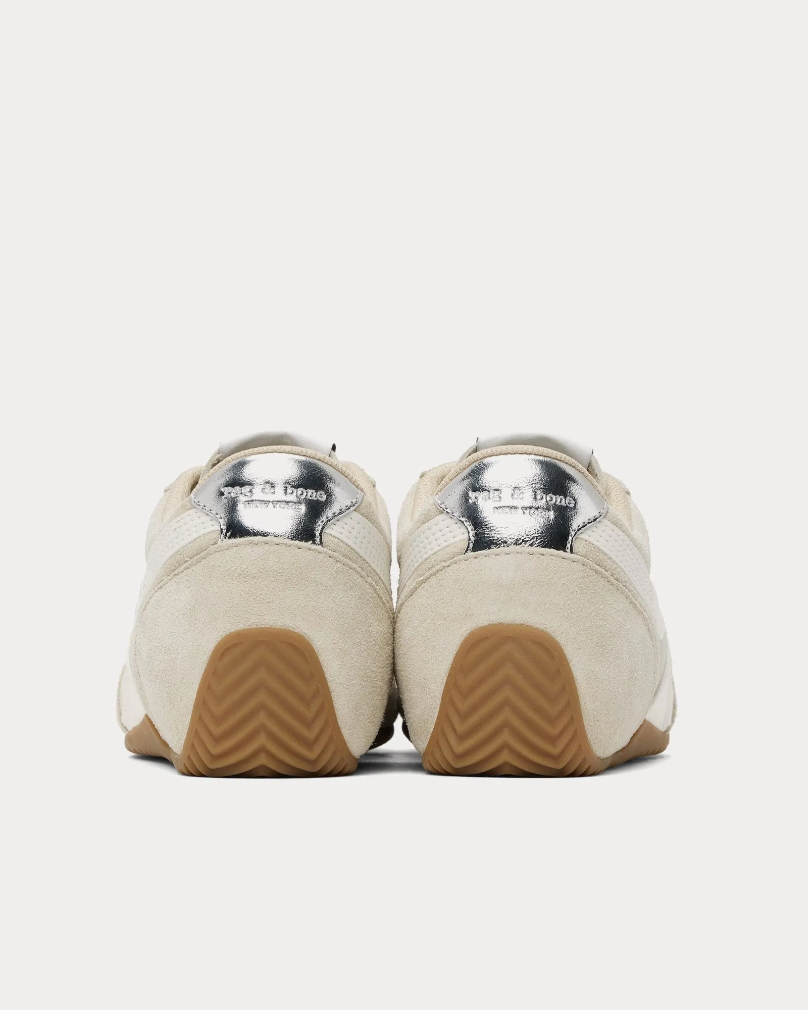 Retro Runner Ultra Slim Suede Macadamia Low Top Sneakers